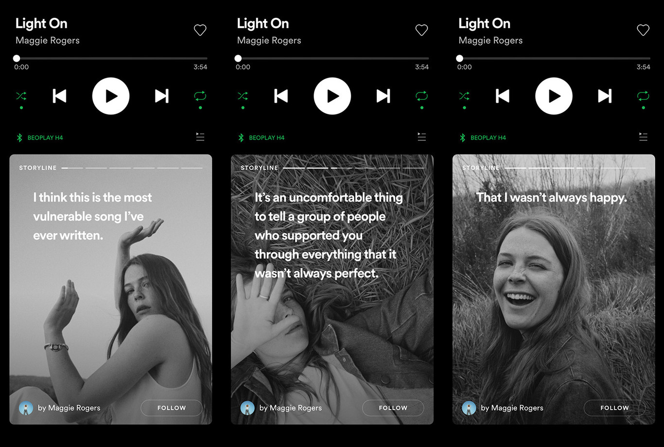 “Storyline” es la apuesta de Spotify para que los artistas muestren sus propias historias