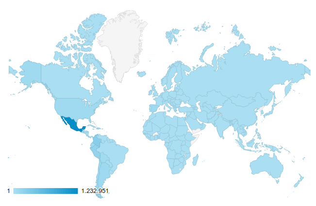 Países que nos visitan.