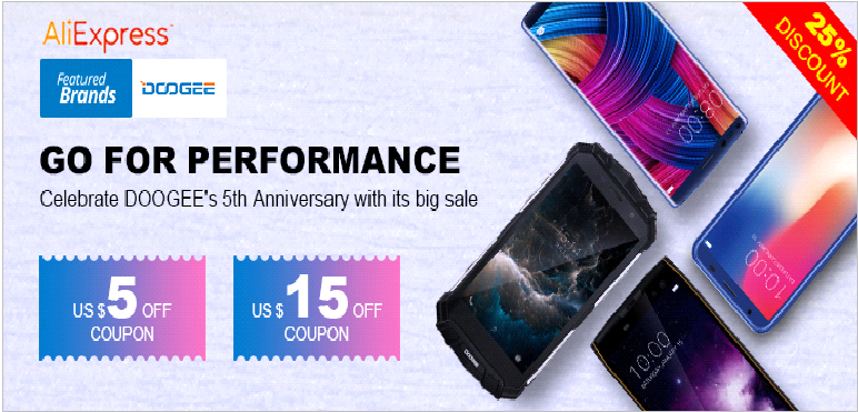 Día de la marca AliExpress y DOOGEE 1 Día de la marca AliExpress y DOOGEE- Azul Web