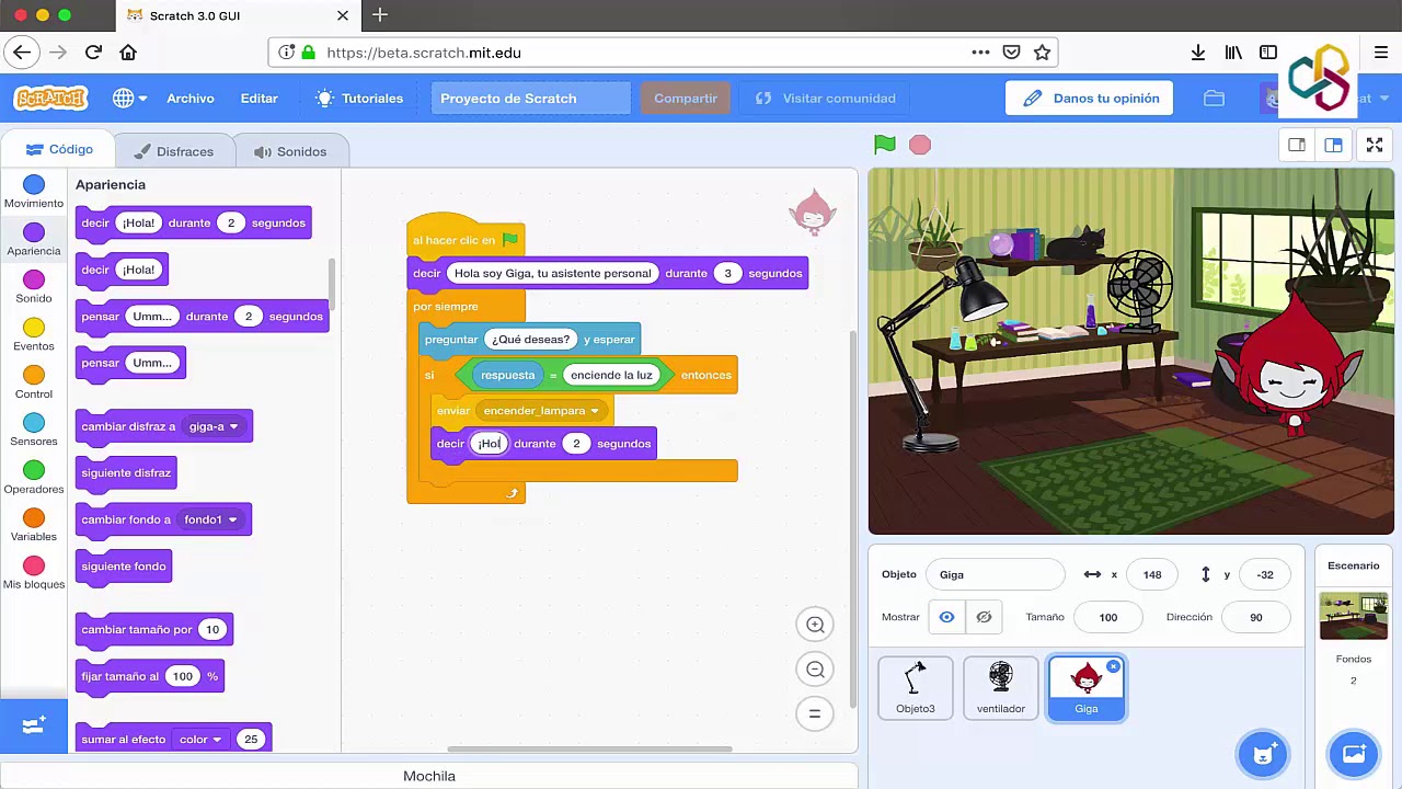 Scratch Programacion Curso Gratuito De Programación Para Niños Con Scratch. - Tecnología ...