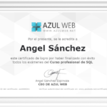 Primer certificado
