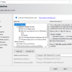 Select additional features