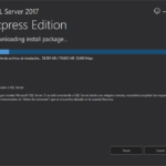 Wait for the installation