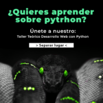 Banner Azul Web Taller Python