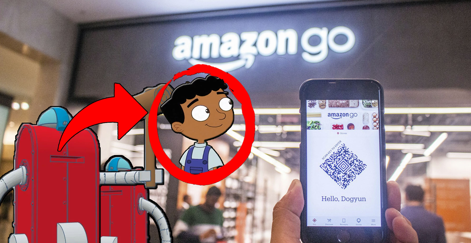 Se revela el secreto de la tiendas “Just Walk Out” de Amazon: Más de 1000 empleados a distancia en la India